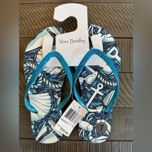 Vera Bradley ‘Shore Enough’ Flip Flops Women’s Size Medium 7-8 (NWT)